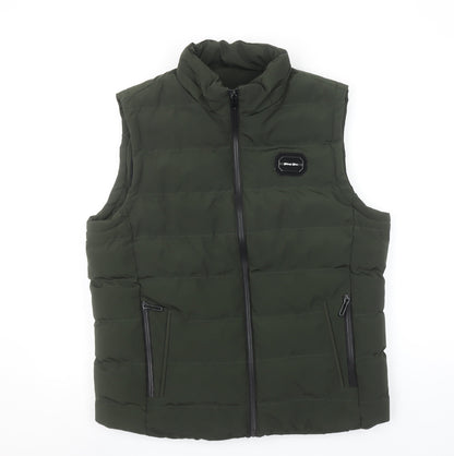 Womens UK Size 2XL Zhang Hao Green Puffer Jacket