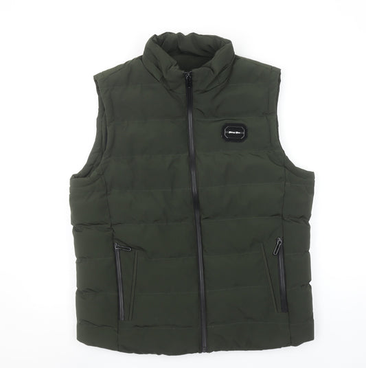 Womens UK Size 2XL Zhang Hao Green Puffer Jacket
