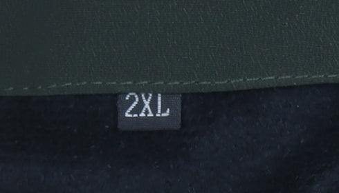 Womens UK Size 2XL Zhang Hao Green Puffer Jacket