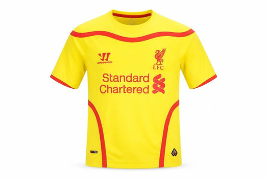 Warrior Boys Yellow Liverpool FC Football Jersey T-Shirt 13-14 Years