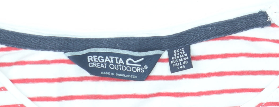 Womens UK Size 12 Regatta White Basic T-Shirt
