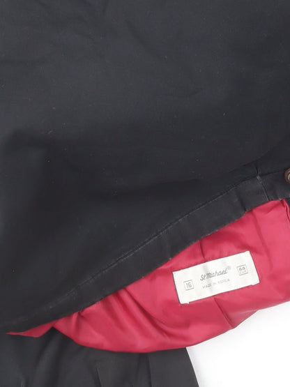 Womens UK Size 16 Marks and Spencer Black Basic Jacket
