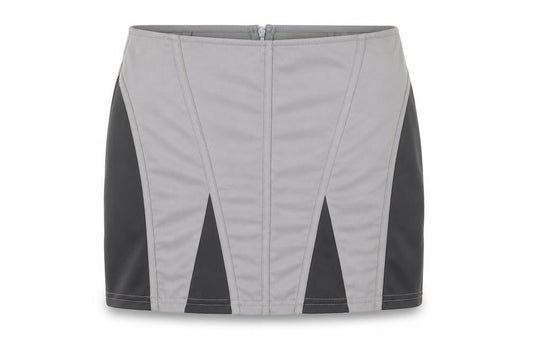 Womens UK Size 6 PRETTYLITTLETHING Straight & Pencil Twill Skirt