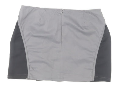 PrettyLittleThing Women's Grey Short Pencil Skirt Size 6