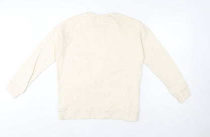 Womens UK Size 8 Disney Beige Pullover Sweatshirt