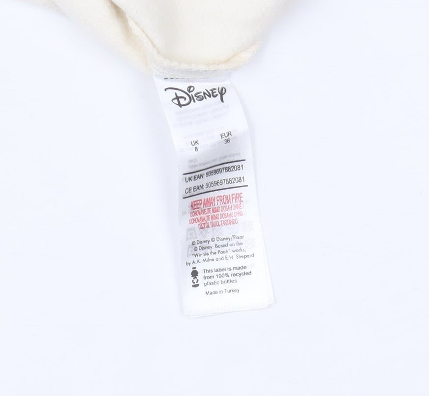 Womens UK Size 8 Disney Beige Pullover Sweatshirt