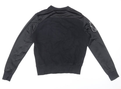 Womens UK Size S Money Black Pullover Sweatshirt