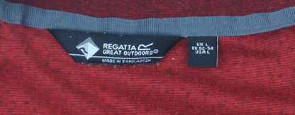 Mens UK Size L Regatta Red Pullover Sweatshirt
