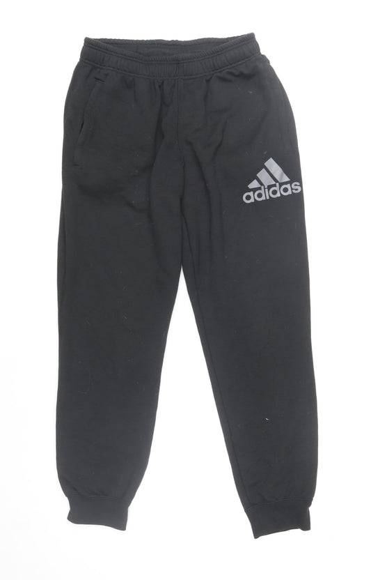 Adidas Men Black Climalite Jogger Sweatpants Size M