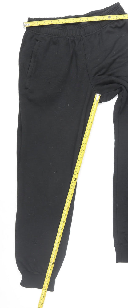 Adidas Men Black Climalite Jogger Sweatpants Size M