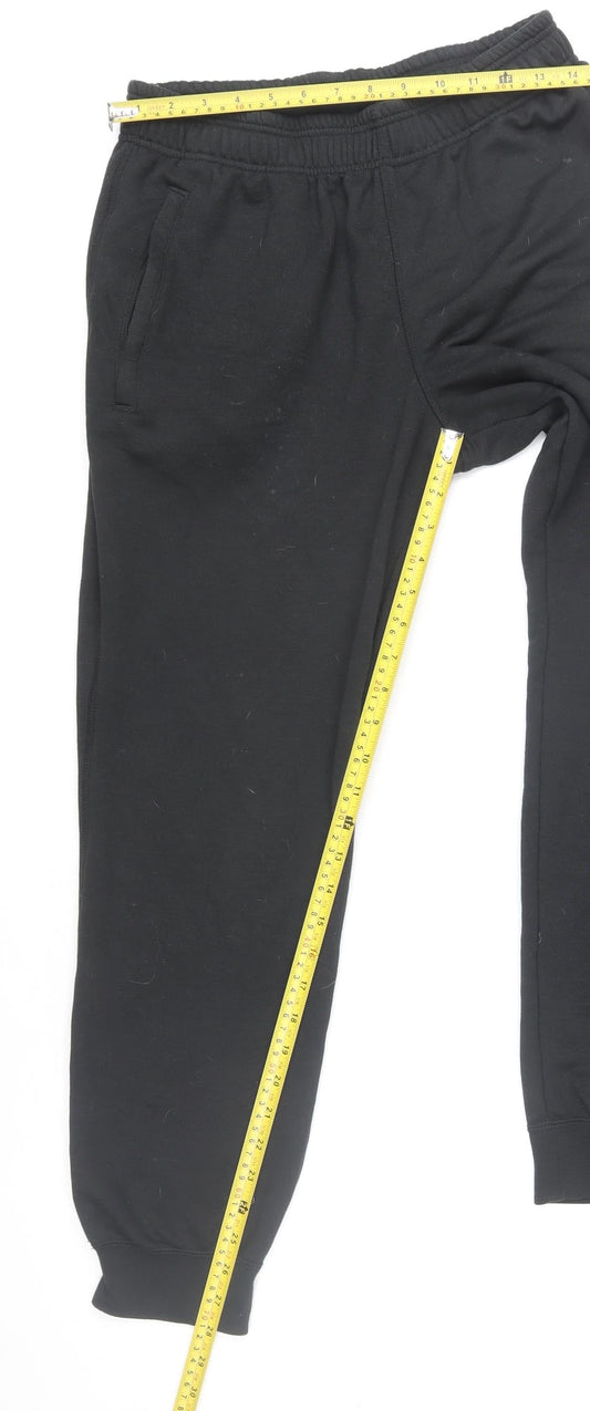 Adidas Men Black Climalite Jogger Sweatpants Size M