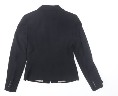 Womens UK Size 6 Marks and Spencer Black Basic Jacket