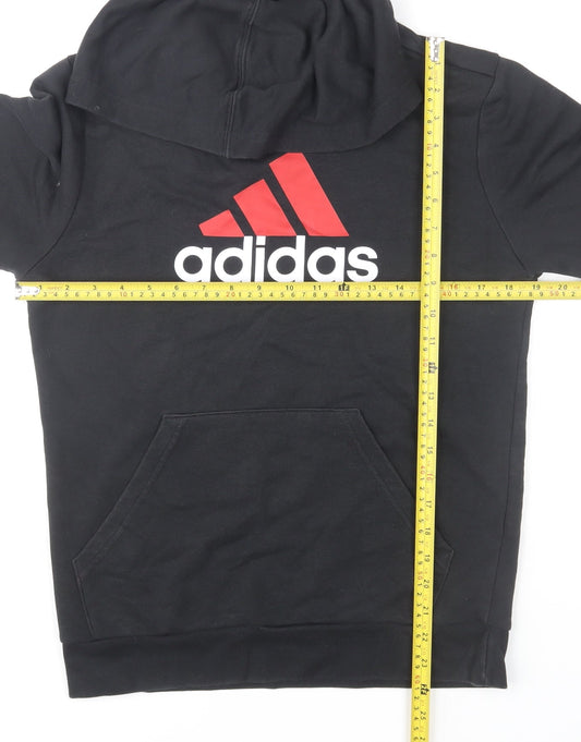Boys UK Size 13-14 Years adidas Black Pullover Hoodie