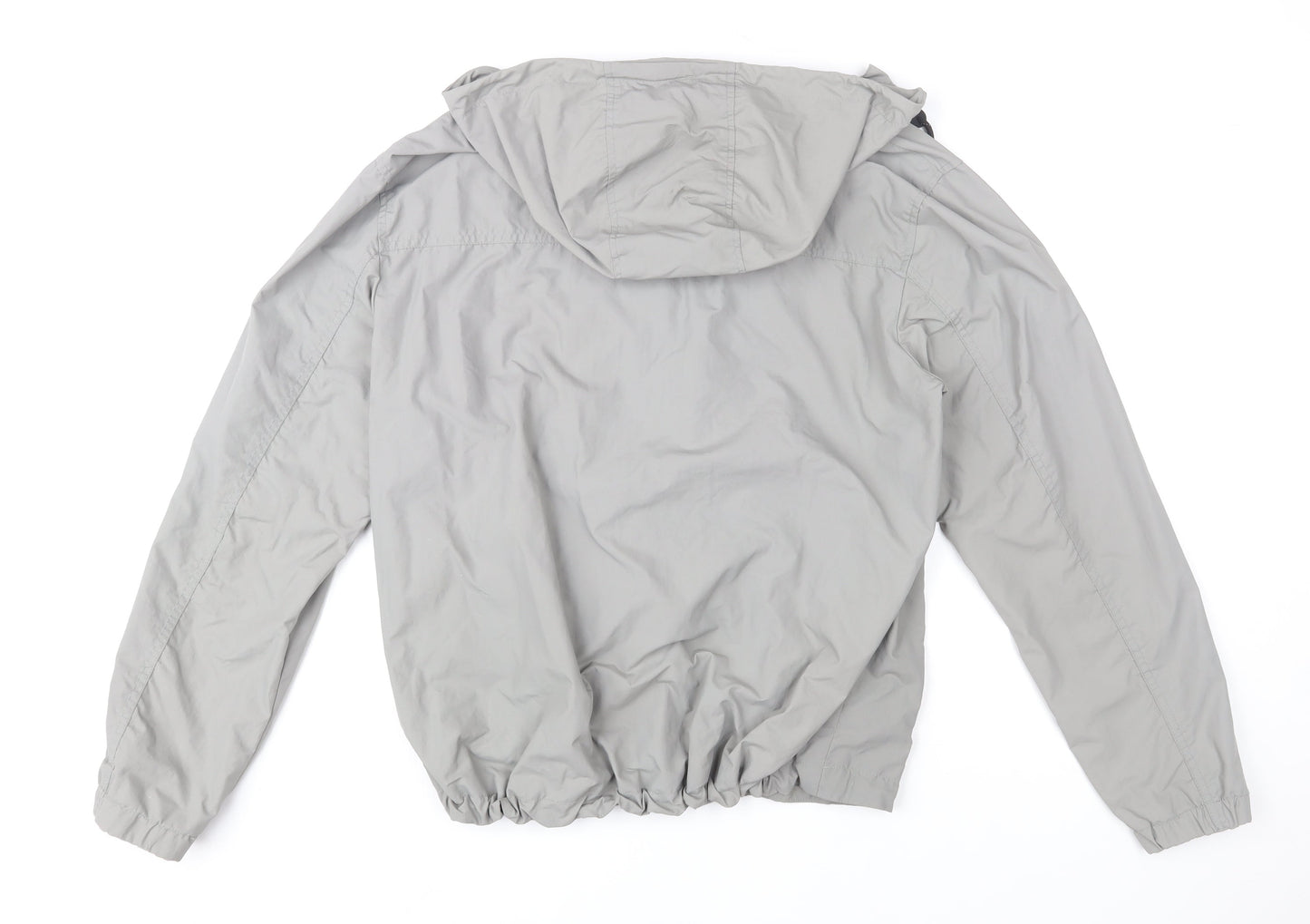 Mens UK Size M H&M Grey Windbreaker Coat