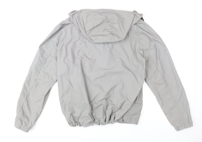 Mens UK Size M H&M Grey Windbreaker Coat
