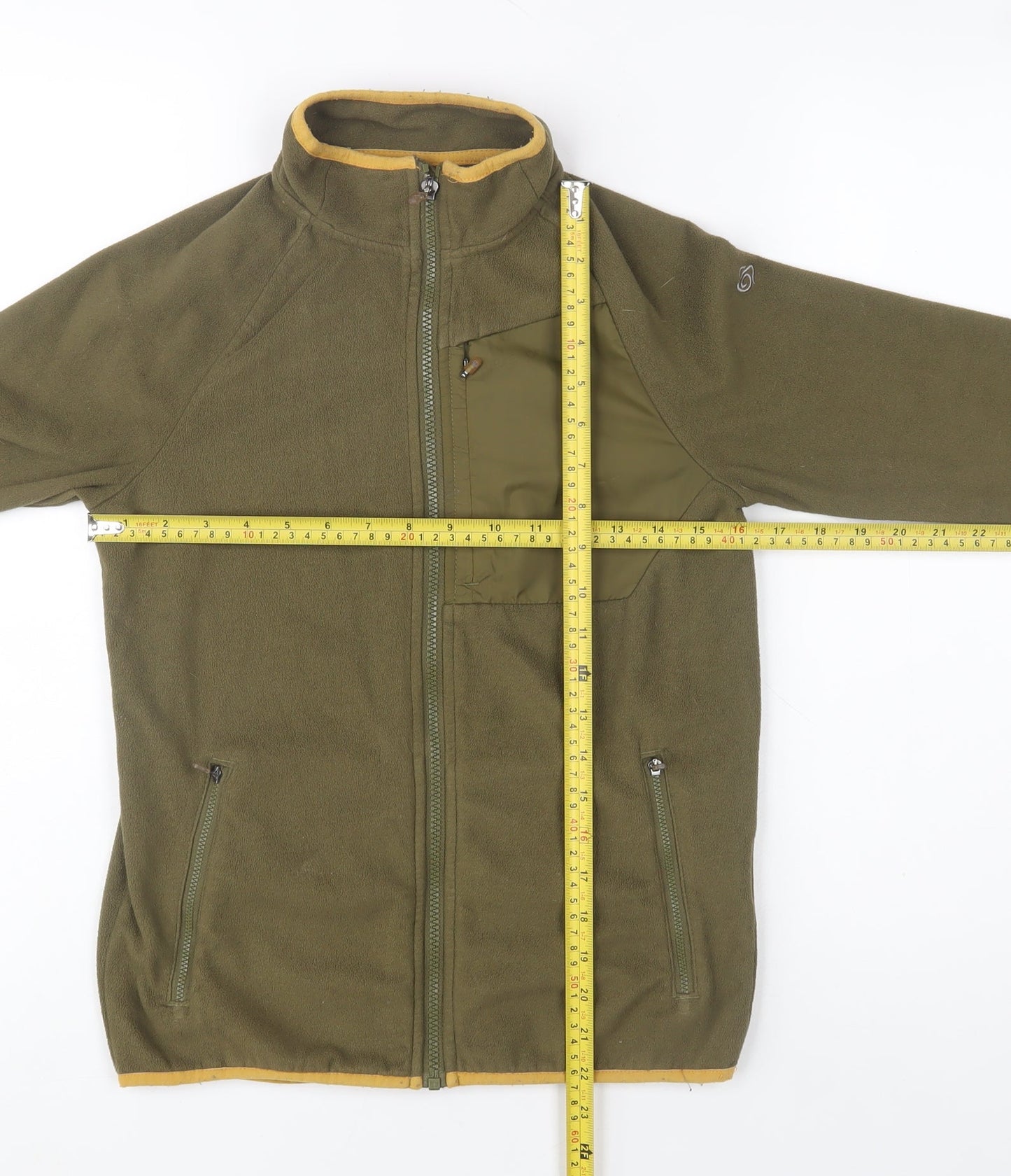 Boys UK Size 11-12 Years Craghoppers Green Fleece Jacket