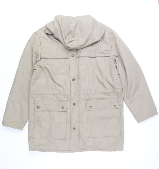 Mens UK Size M Marks and Spencer Beige Parka Coat