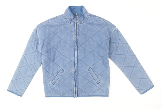 Mens UK Size XS NEXT Blue Quilted Coat