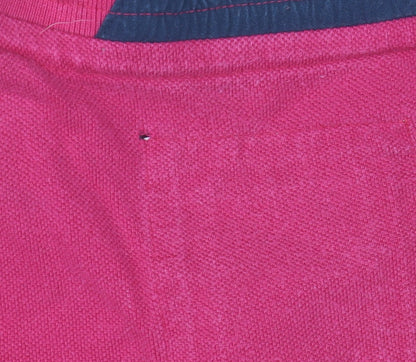 Crew Clothing Co. Men’s Pink Collared Cotton Polo T-Shirt Size L