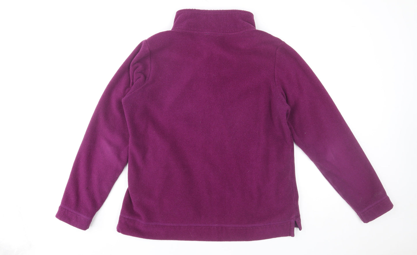 Womens UK Size M Rohan Purple Henley Sweatshirt