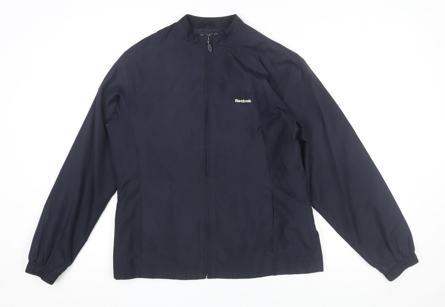 Womens UK Size 12 Reebok Blue Basic Jacket