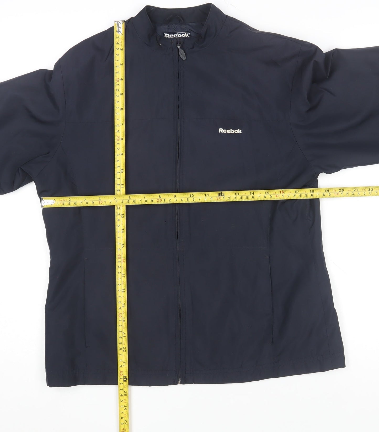 Womens UK Size 12 Reebok Blue Basic Jacket