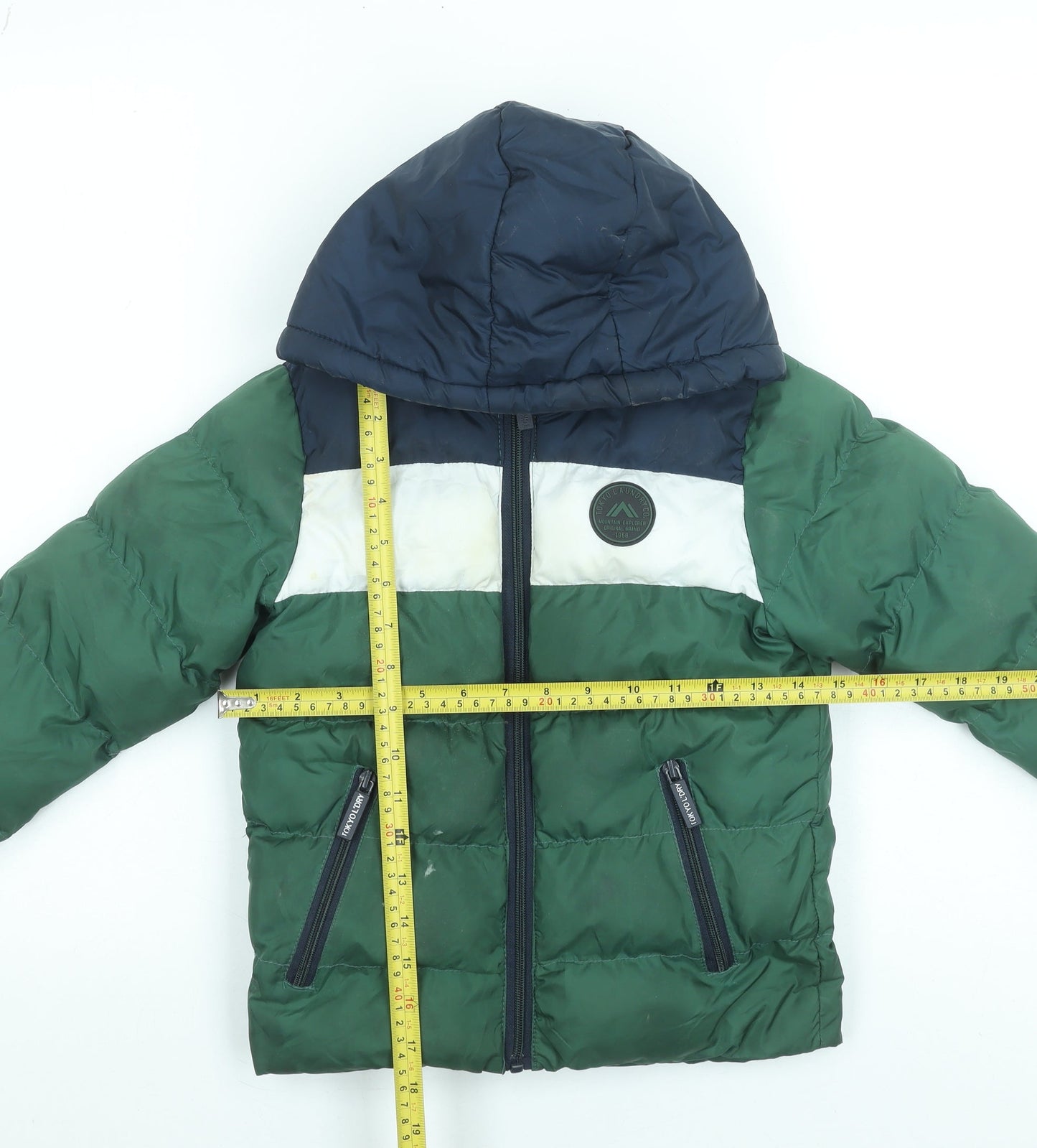 Boys UK Size 5-6 Years Tokyo Laundry Green Puffer Jacket