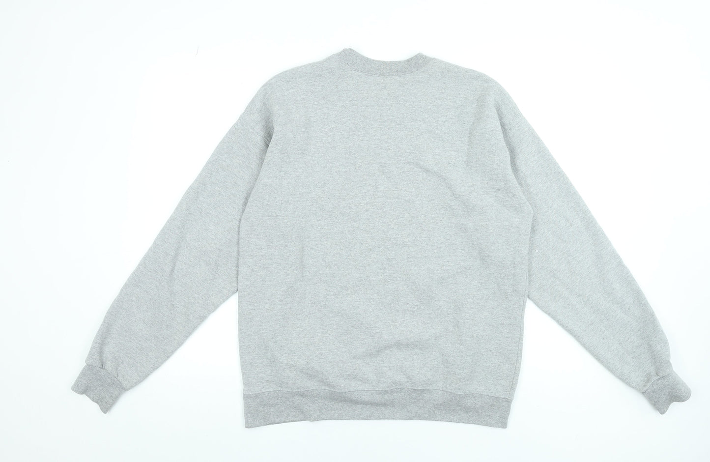 Womens UK Size M Hanes Grey Pullover Sweatshirt