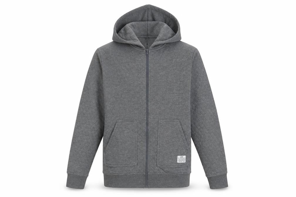 Mens UK Size S JACK & JONES Grey Full Zip Hoodie