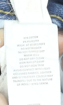 I Saw It First Women’s Blue High Rise Mom Jeans UK 12