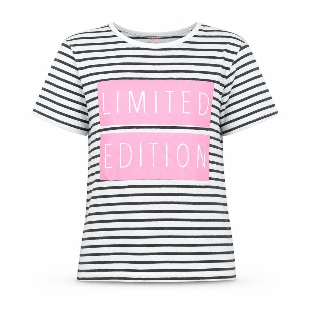 Girls UK Size 12-13 Years St. Bernard Black Basic T-Shirt