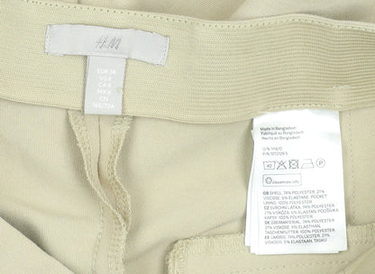 Womens UK Size 12 H&M Regular Fit Chino Beige Trousers