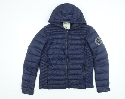 Mens UK Size S SoulCal & Co Blue Puffer Jacket