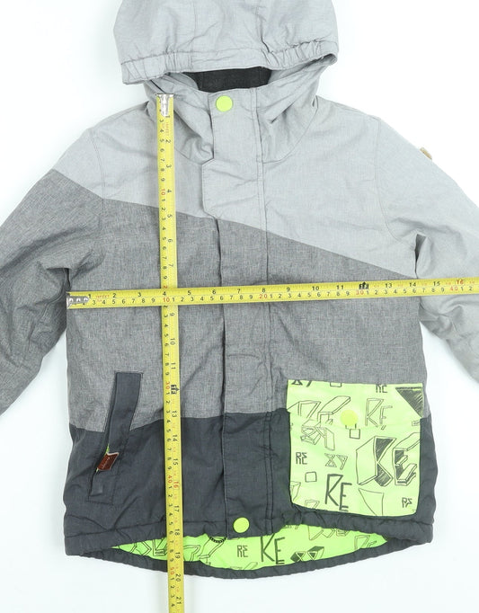 Boys UK Size 5 Years RESERVED Grey Puffer Jacket