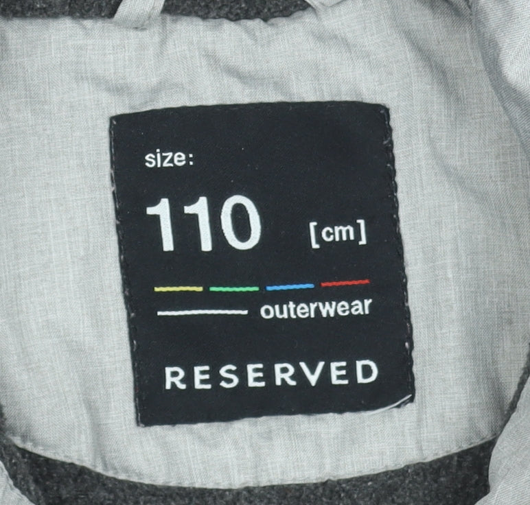 Boys UK Size 5 Years RESERVED Grey Puffer Jacket