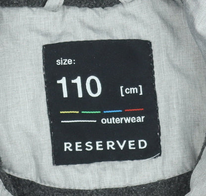 Boys UK Size 5 Years RESERVED Grey Puffer Jacket