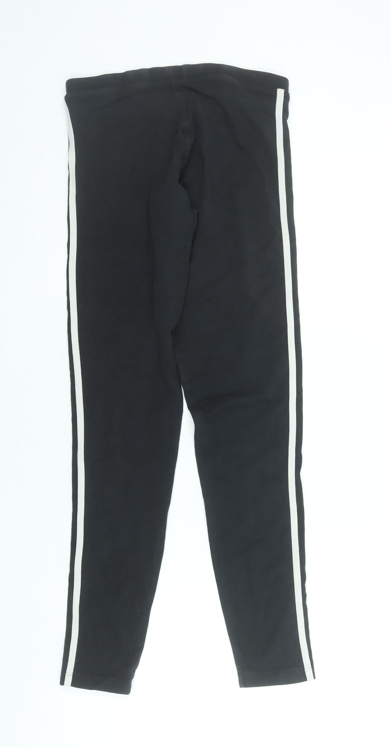 Womens UK Size 8 adidas  Ankle Black Leggings