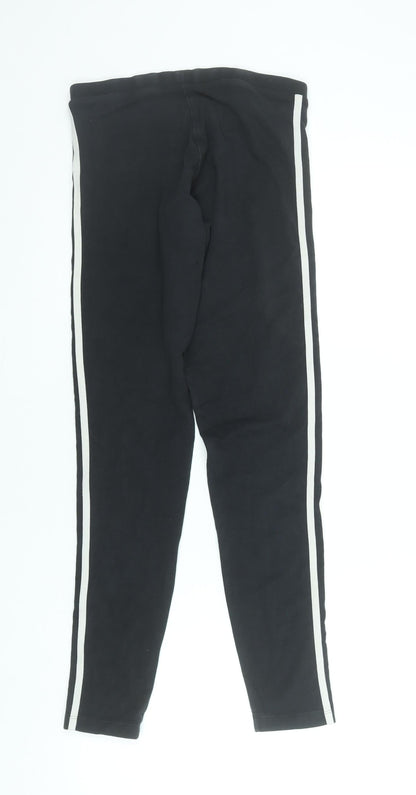 Womens UK Size 8 adidas  Ankle Black Leggings