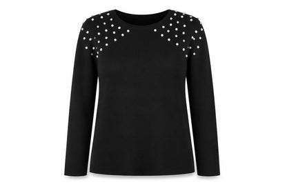 Womens UK Size 16 Savida Black Basic T-Shirt