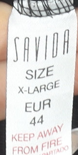 Womens UK Size 16 Savida Black Basic T-Shirt