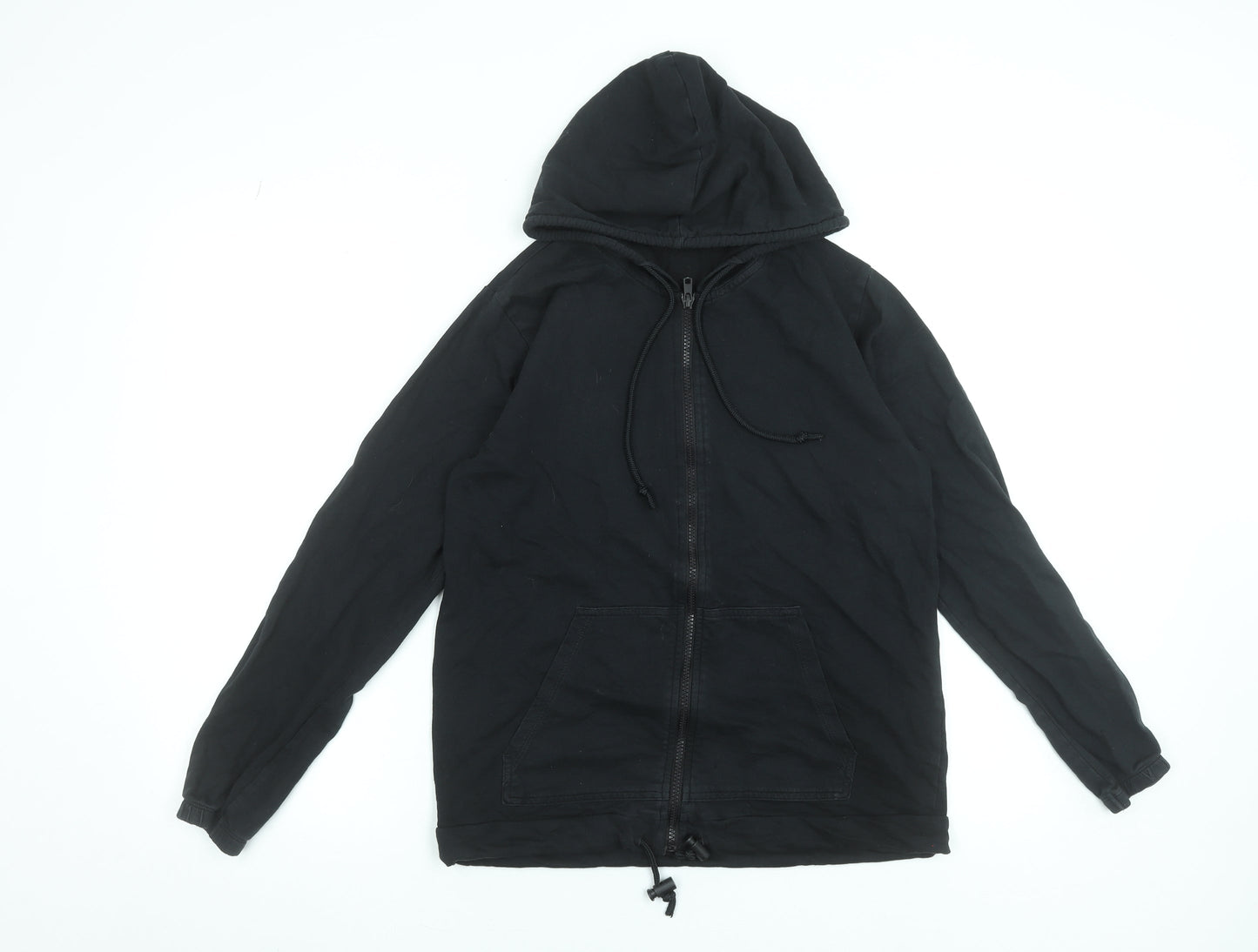 Mens UK Size M Tezenis Black Full Zip Hoodie