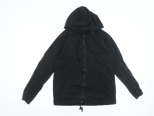 Mens UK Size M Tezenis Black Full Zip Hoodie