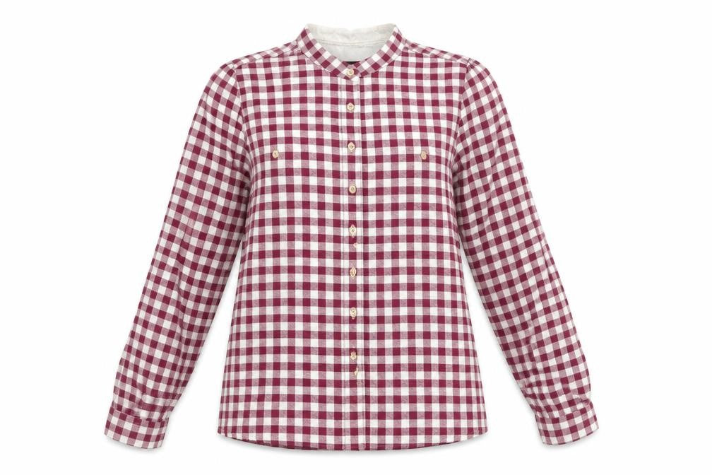 Womens UK Size 16 MUSTO Red Basic Button-Up