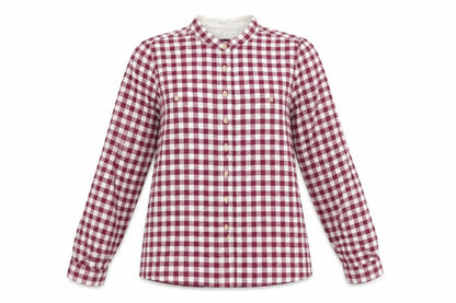 Womens UK Size 16 MUSTO Red Basic Button-Up