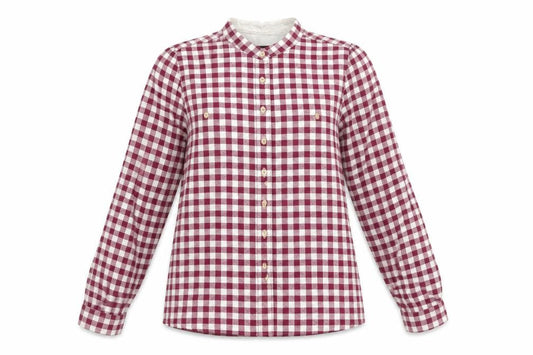 Womens UK Size 16 MUSTO Red Basic Button-Up