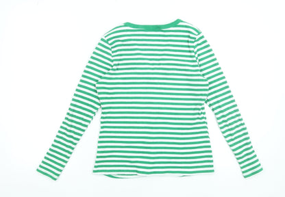 Womens UK Size 14 Savida Green Basic Button-Up