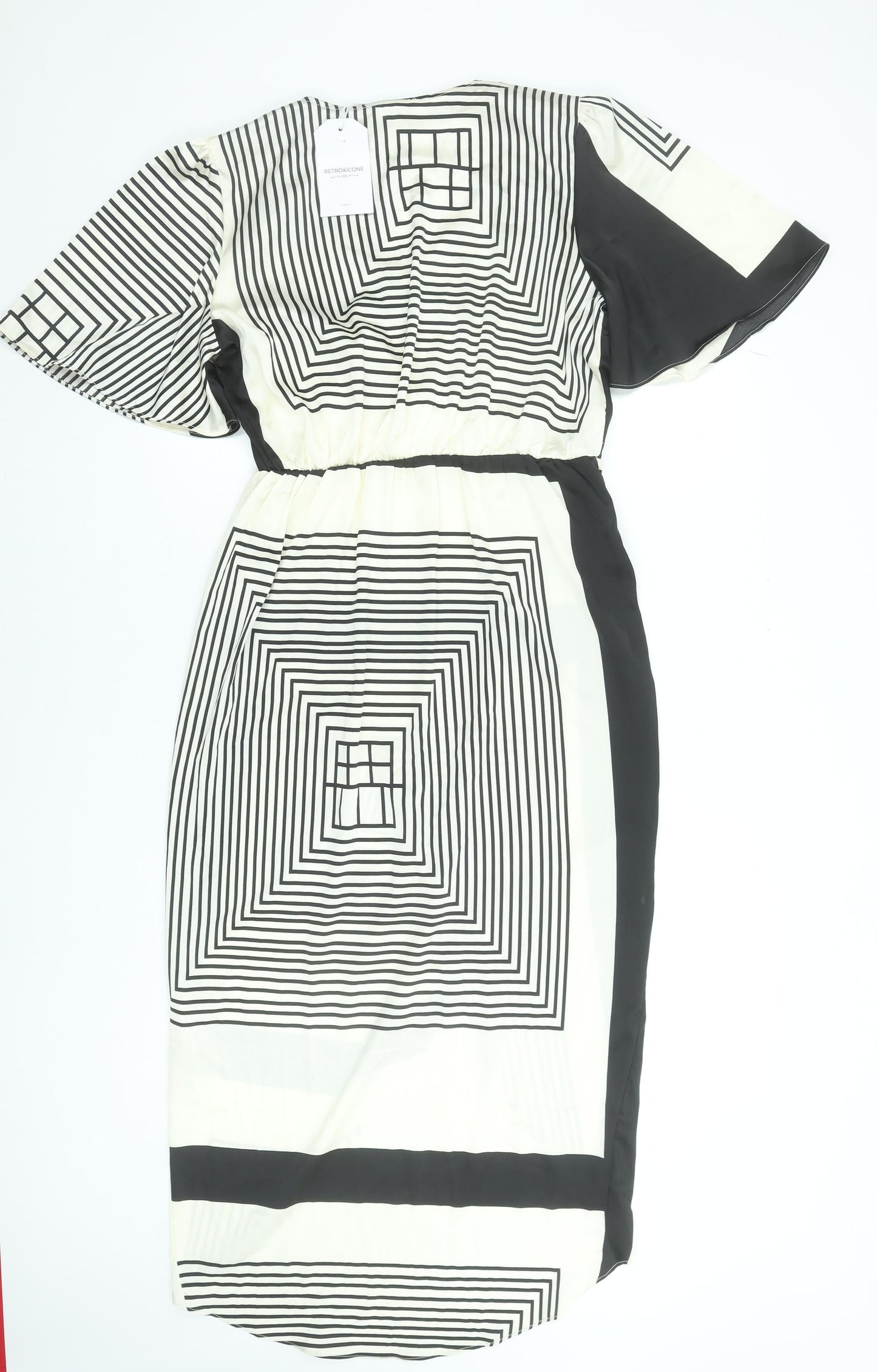 Womens UK Size L RETRO&ICONE Wrap Dress