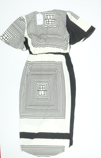 Womens UK Size L RETRO&ICONE Wrap Dress
