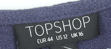 Womens UK Size 16 Topshop Wrap Dress