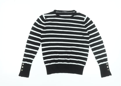 Womens UK Size S Dunnes Stores Black Pullover Jumper